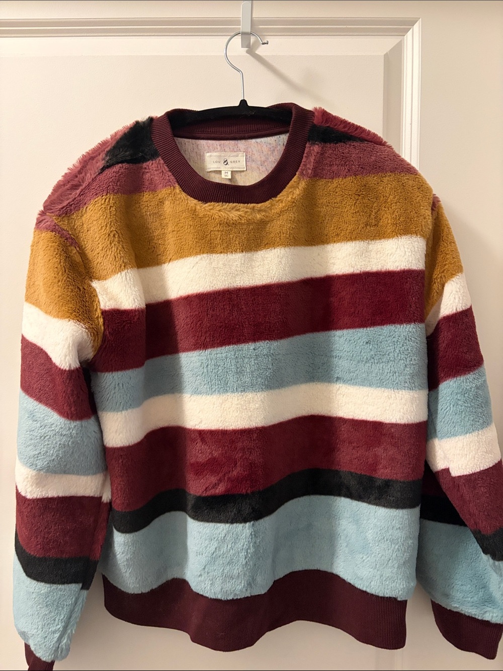 Lou & Grey Multicolor Striped Crewneck